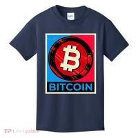 Bitcoin BTC Logo Crypto Currency Moon Hodl Kids T-Shirt thumb 0