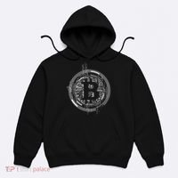 Bitcoin Chip Logo Hoodie thumb 0