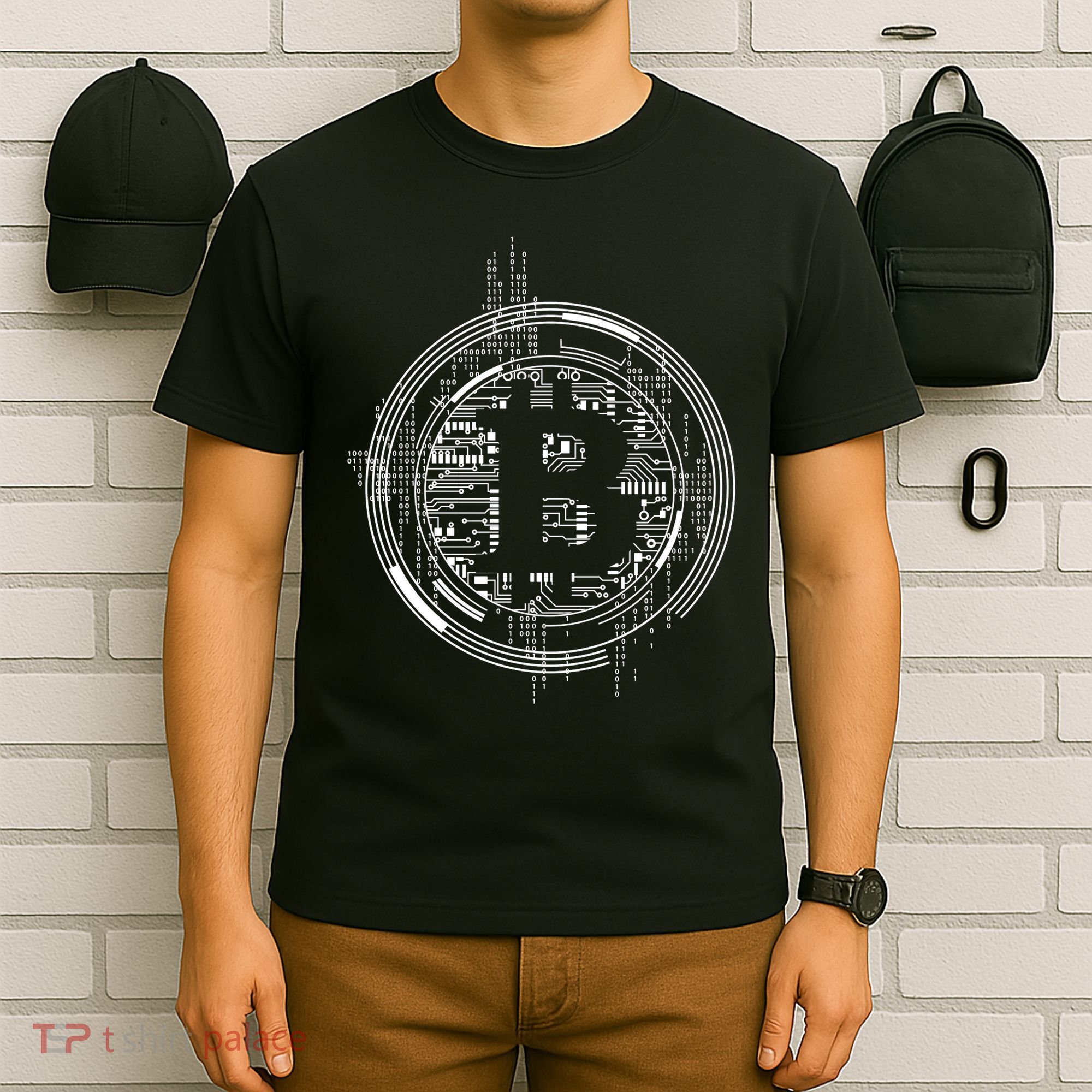 Bitcoin Chip Logo T-Shirt