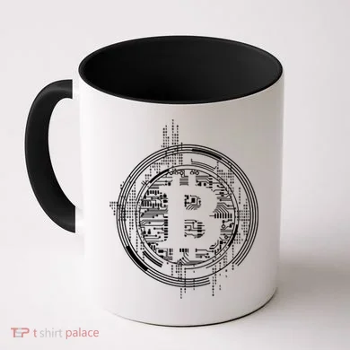 Bitcoin Chip Logo Coffee Mug