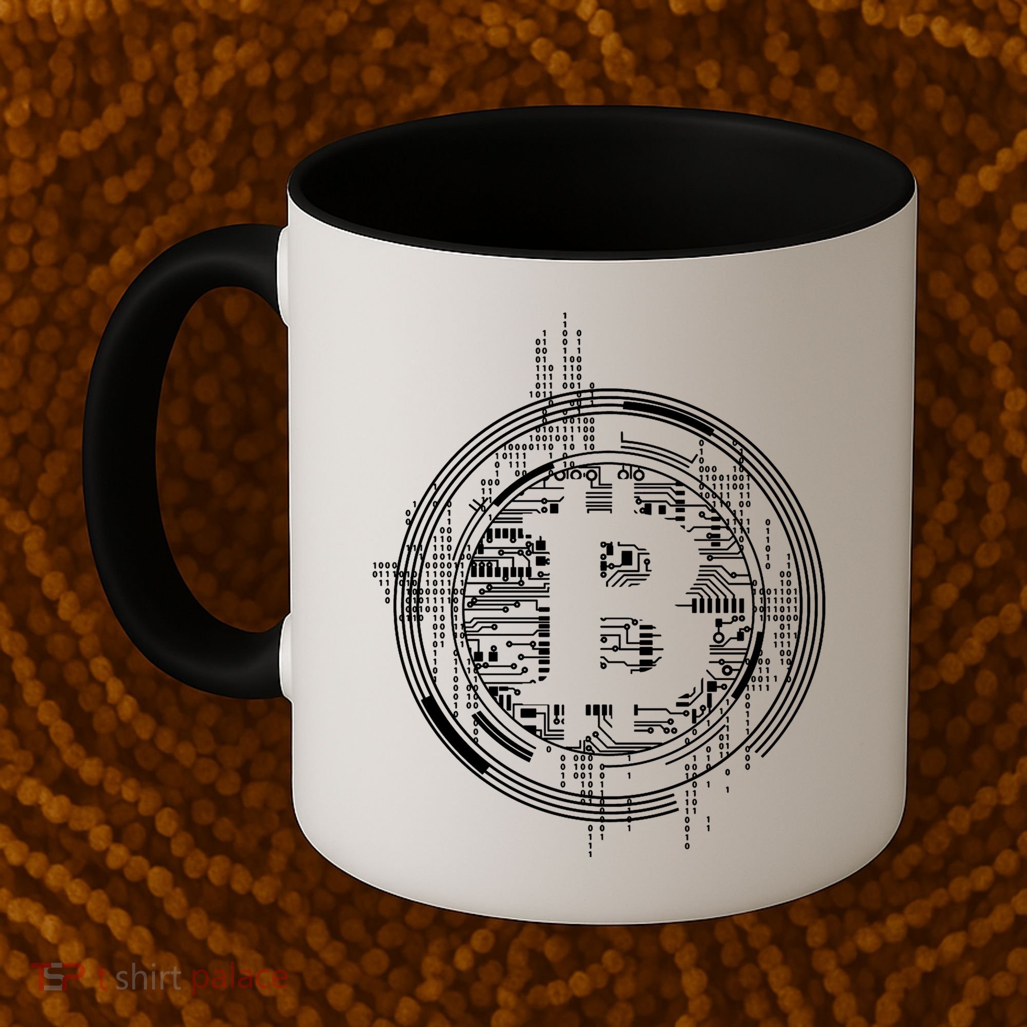 Bitcoin Chip Logo Coffee Mug