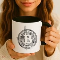Bitcoin Chip Logo Coffee Mug thumb 3