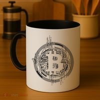 Bitcoin Chip Logo Coffee Mug thumb 4