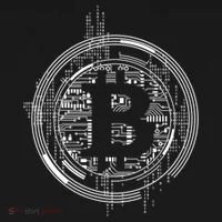 Bitcoin Chip Logo Polo thumb 3