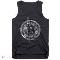 Bitcoin Chip Logo Tank Top thumb 0