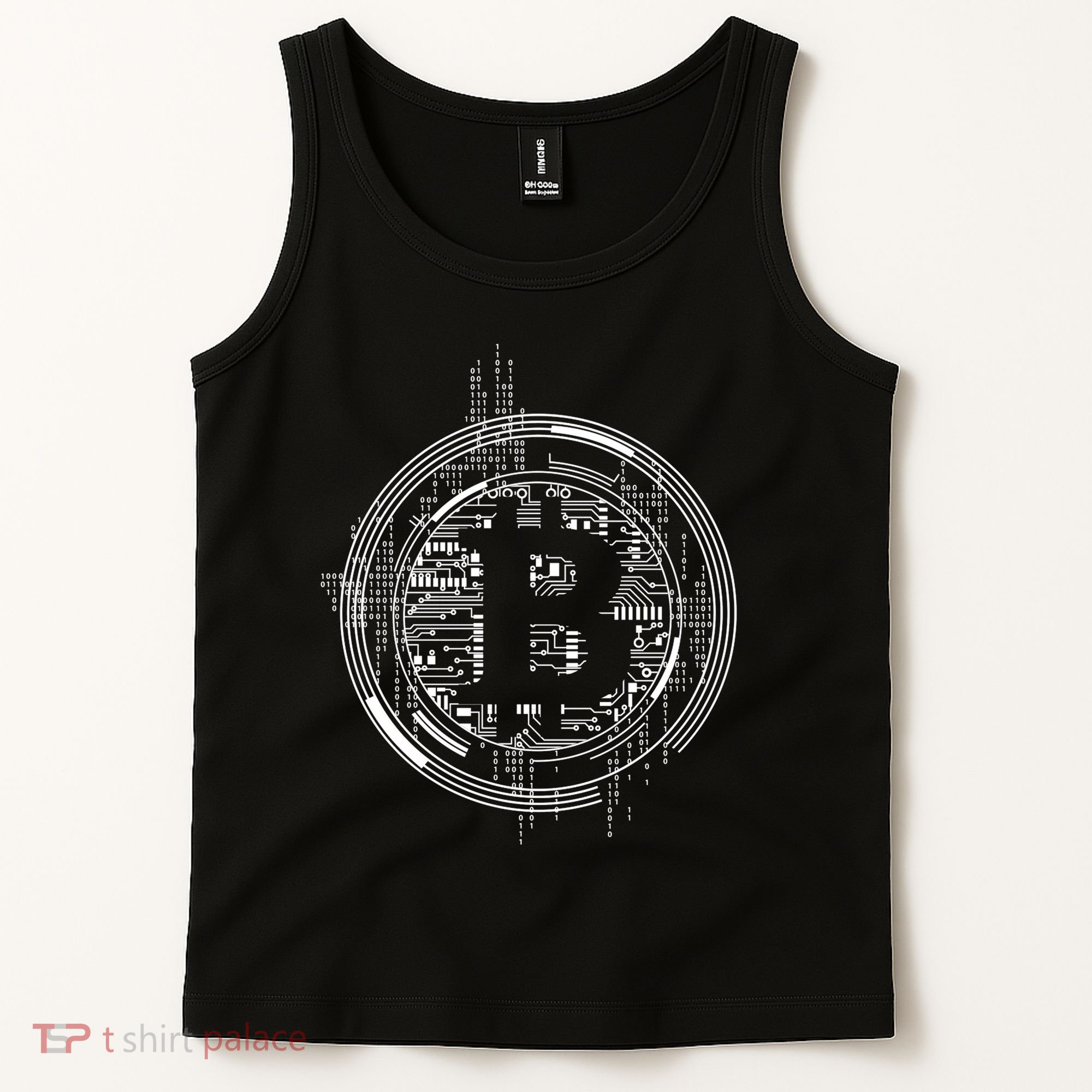 Bitcoin Chip Logo Tank Top
