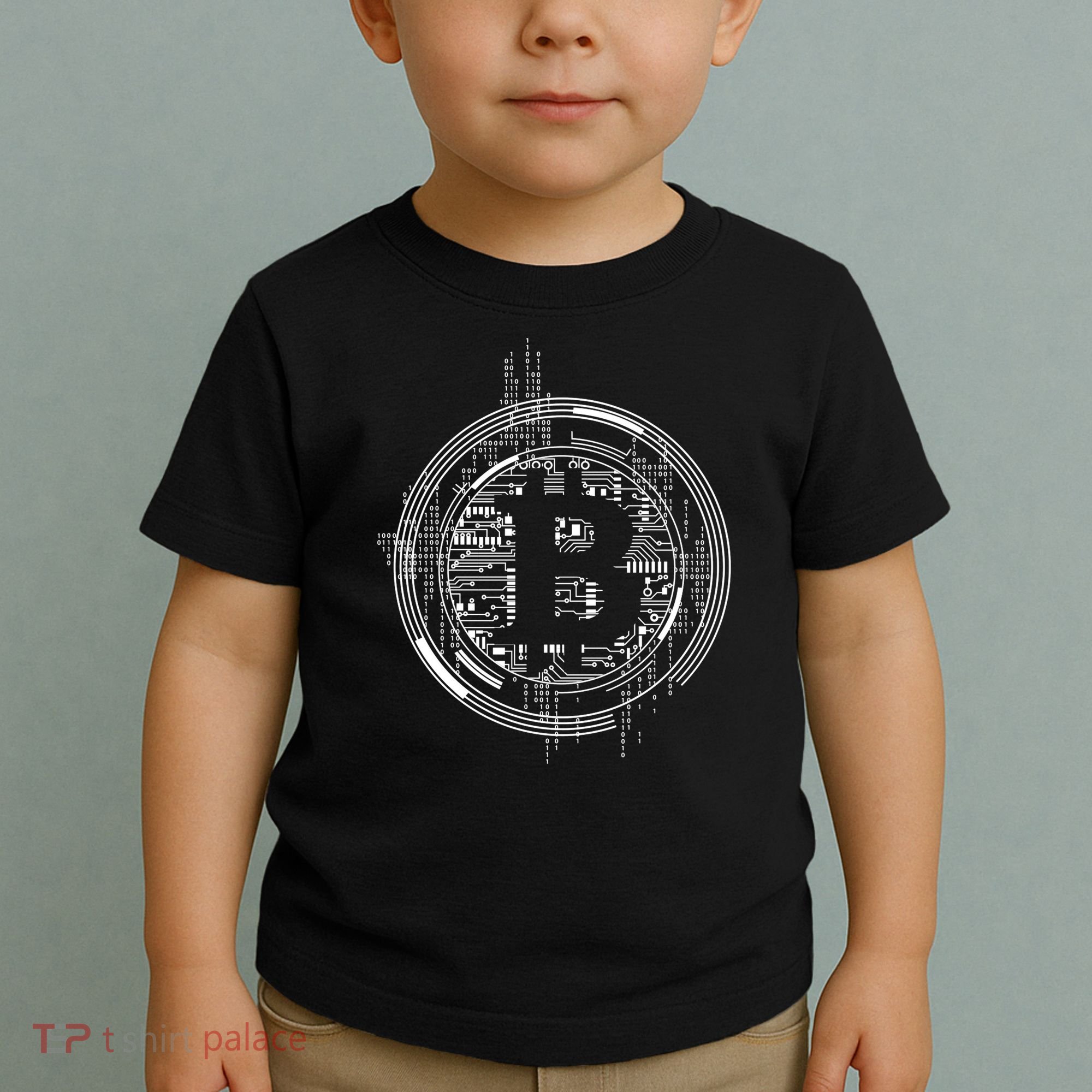 Bitcoin Chip Logo Toddler T-Shirt