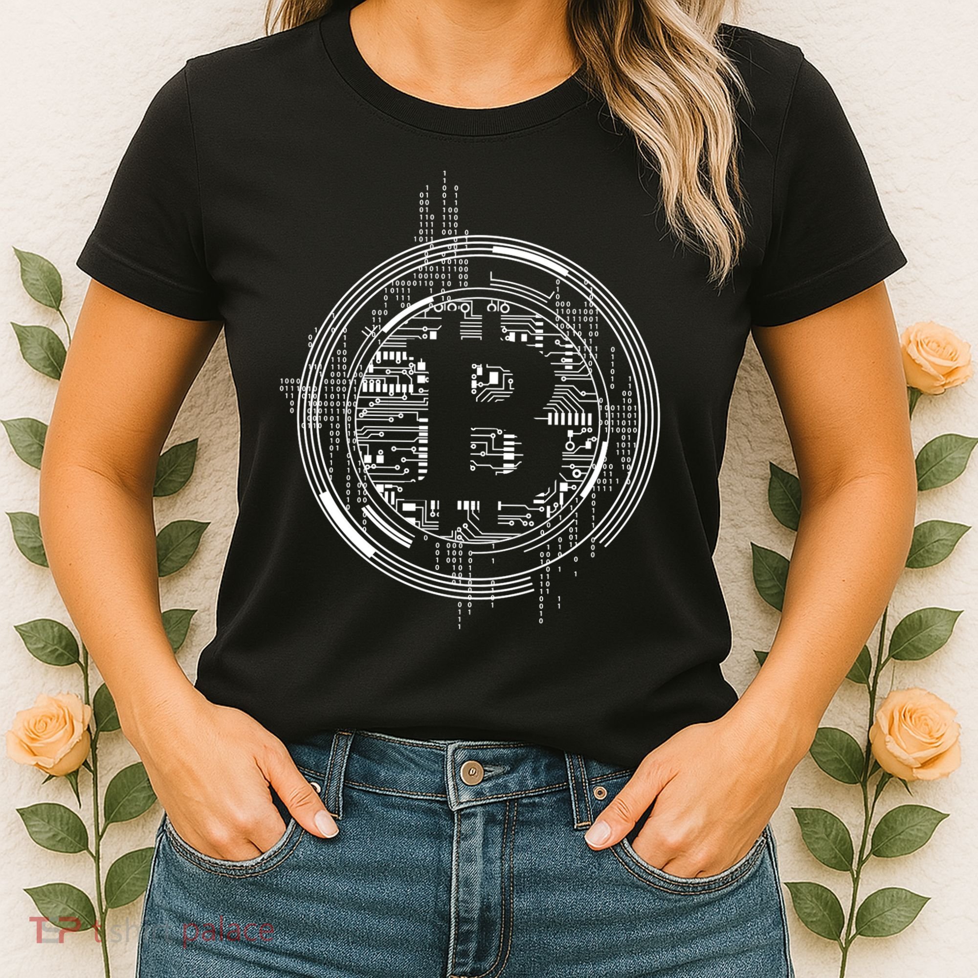 Bitcoin Chip Logo Women's T-Shirt