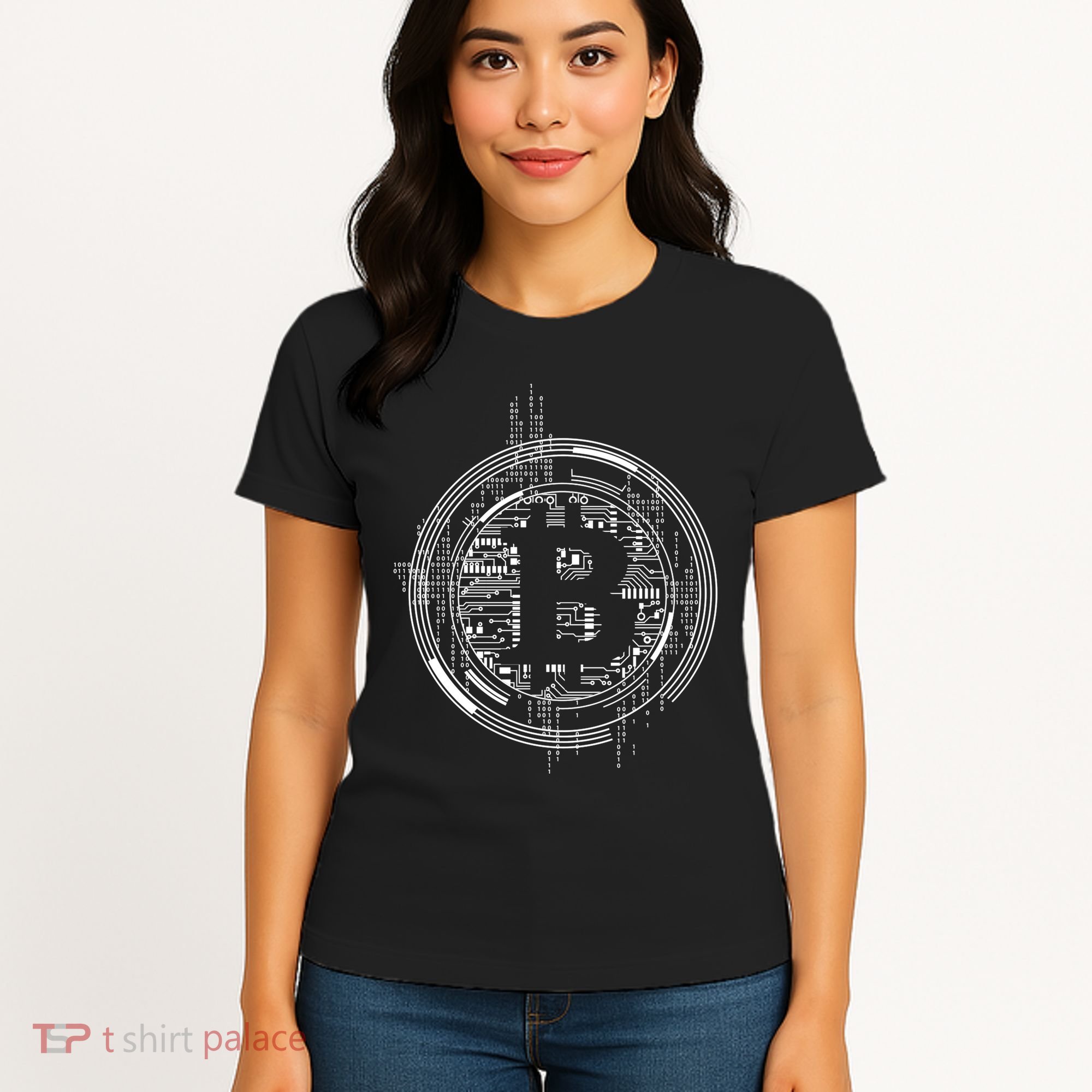 Bitcoin Chip Logo Women's T-Shirt