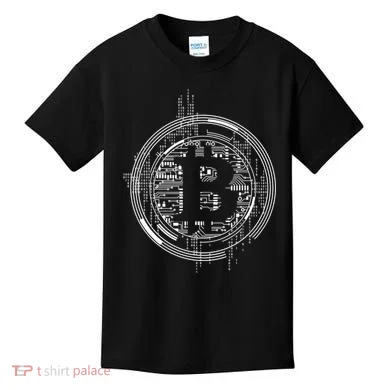 Bitcoin Chip Logo Kids T-Shirt
