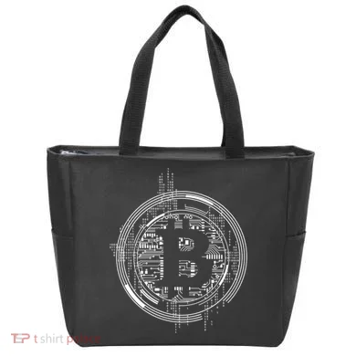 Bitcoin Chip Logo Tote Bag