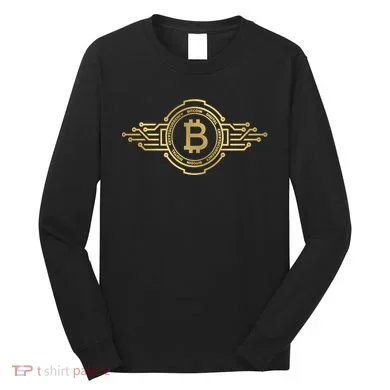 Bitcoin Crypto Coin Long Sleeve Shirt