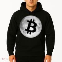 Bitcoin Cryptocurrency Fly Me To The Moon Logo Hoodie thumb 2