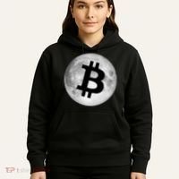 Bitcoin Cryptocurrency Fly Me To The Moon Logo Hoodie thumb 5