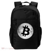 Bitcoin Cryptocurrency Fly Me To The Moon Logo Backpack thumb 0