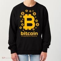 Bitcoin Cryptocurrency Logo Women's Sweatshirt thumb 0