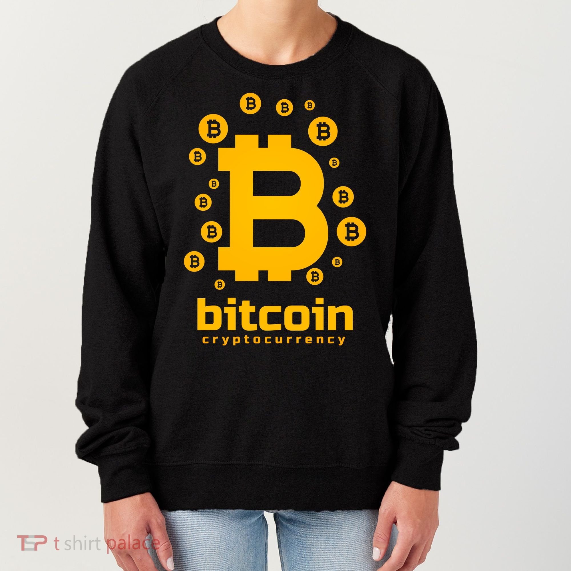 Bitcoin Cryptocurrency Logo Women's Sweatshirt
