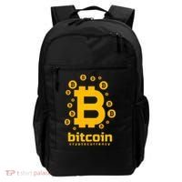 Bitcoin Cryptocurrency Logo Backpack thumb 0