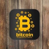 Bitcoin Cryptocurrency Logo Coaster thumb 0