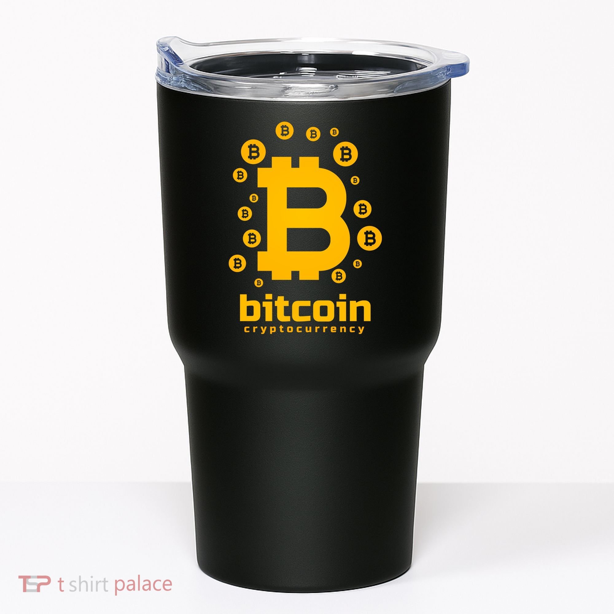 Bitcoin Cryptocurrency Logo Tumbler