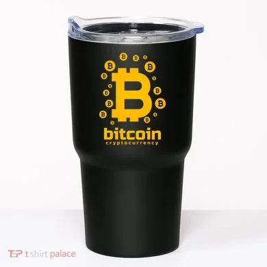 Bitcoin Cryptocurrency Logo Tumbler