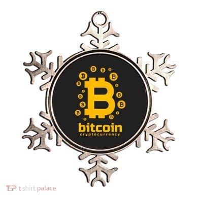 Bitcoin Cryptocurrency Logo Ornament