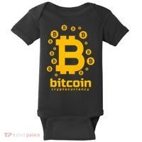 Bitcoin Cryptocurrency Logo Baby Bodysuit thumb 0