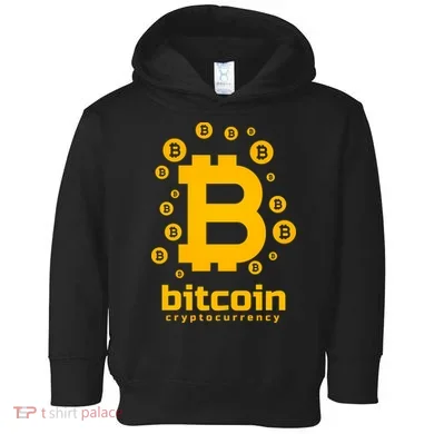 Bitcoin Cryptocurrency Logo Toddler Hoodie