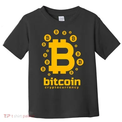 Bitcoin Cryptocurrency Logo Toddler T-Shirt