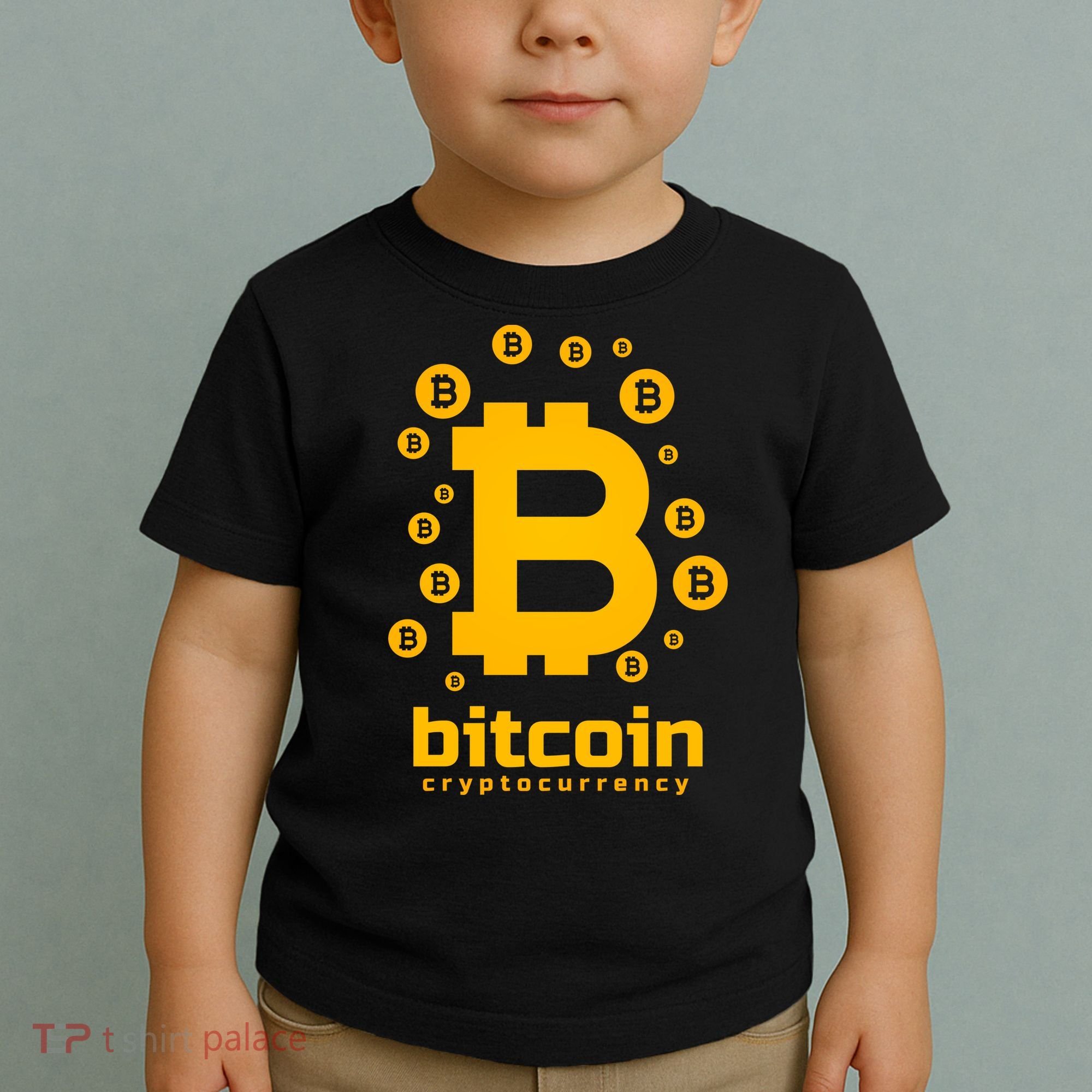 Bitcoin Cryptocurrency Logo Toddler T-Shirt