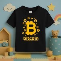 Bitcoin Cryptocurrency Logo Toddler T-Shirt thumb 3