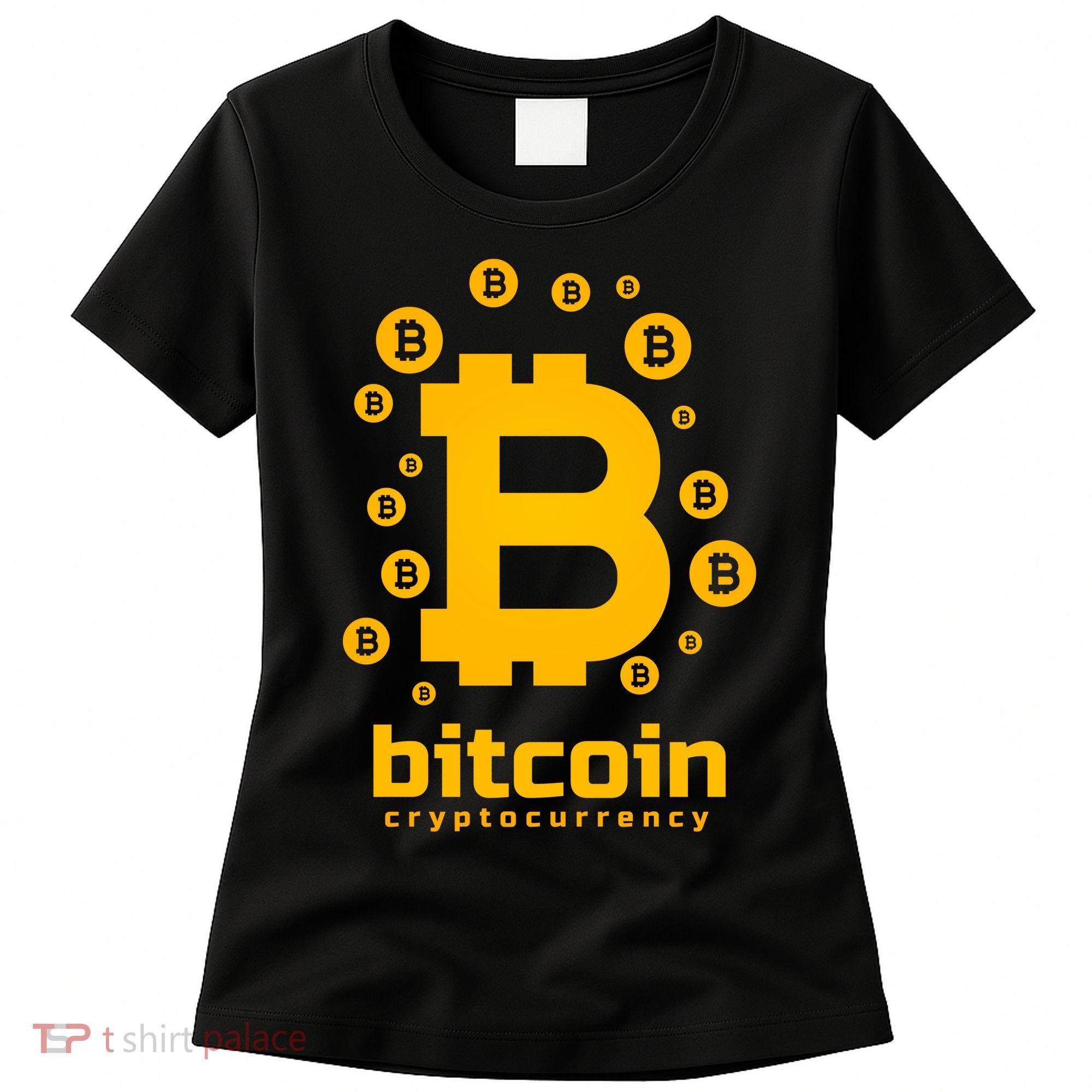 Bitcoin Cryptocurrency Logo Women's T-Shirt