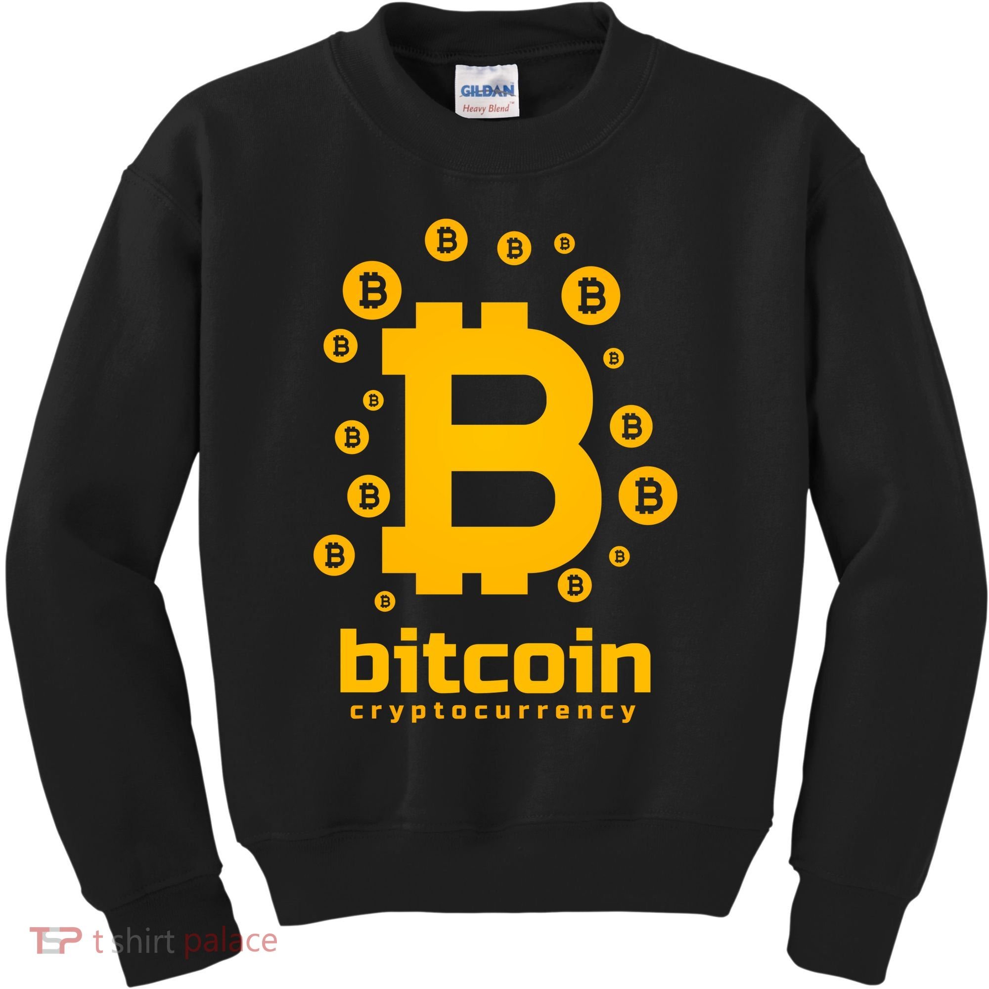 Bitcoin Cryptocurrency Logo Kids Sweatshirt