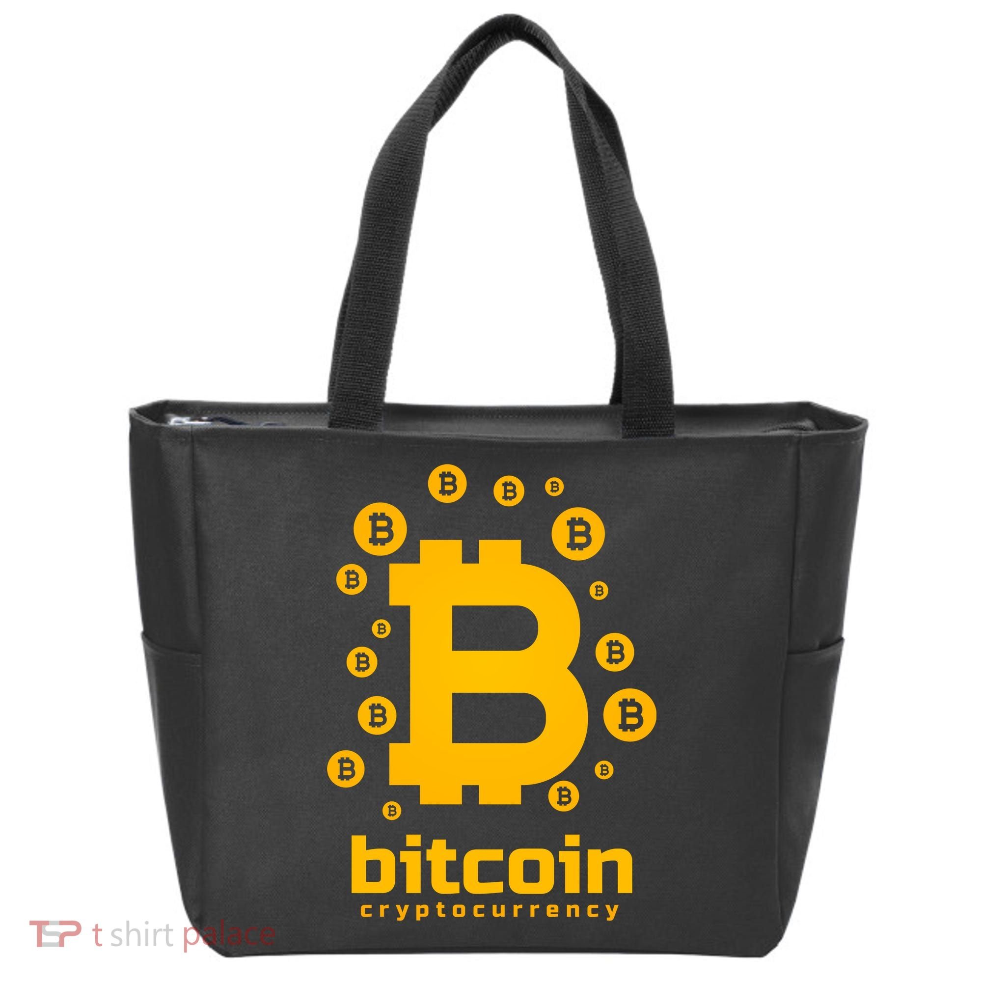 Bitcoin Cryptocurrency Logo Tote Bag