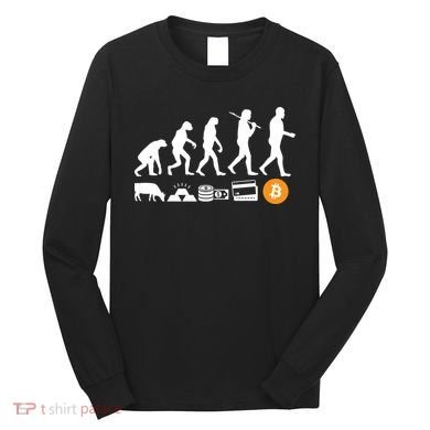 Bitcoin Evolution Long Sleeve Shirt