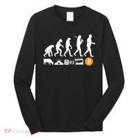 Bitcoin Evolution Long Sleeve Shirt thumb 0