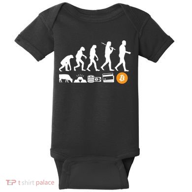 Bitcoin Evolution Baby Bodysuit