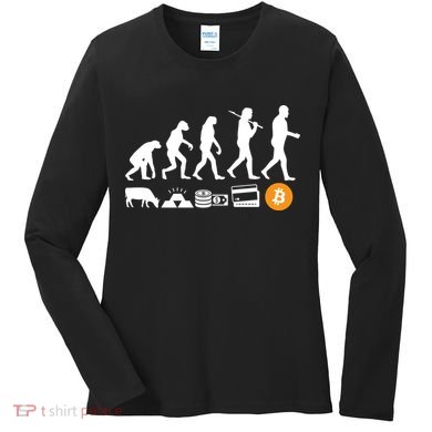 Bitcoin Evolution Women's Long Sleeve Shirt