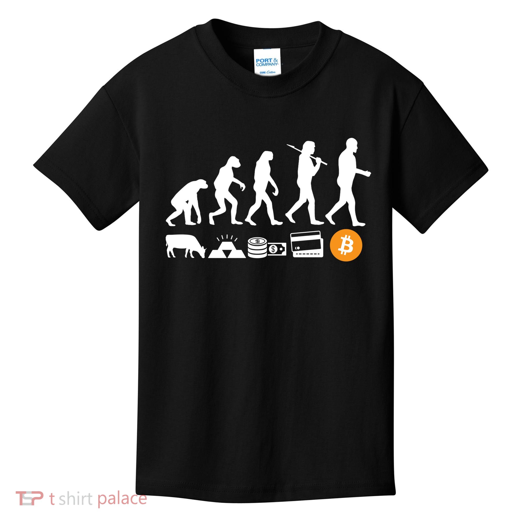 Bitcoin Evolution Kids T-Shirt