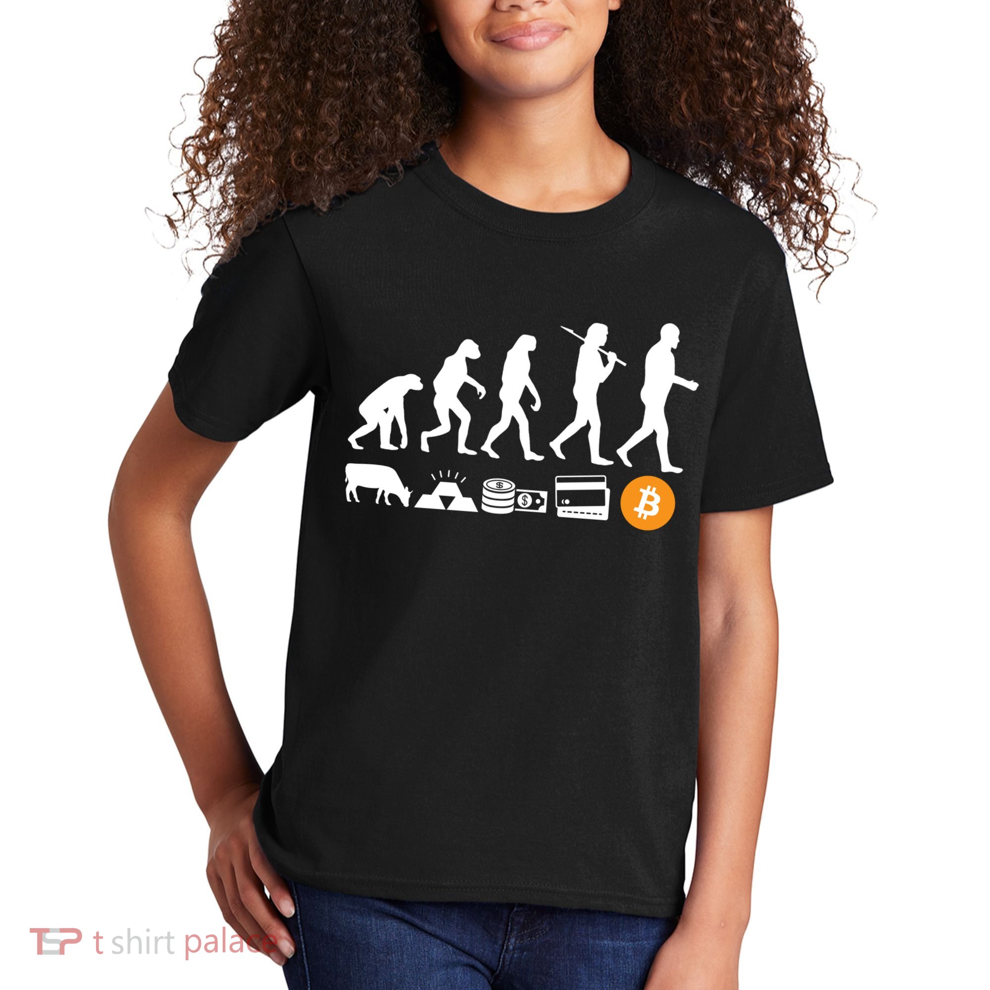 Bitcoin Evolution Kids T-Shirt