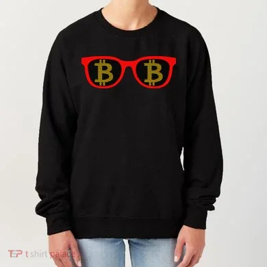 Bitcoin Glasses Women's Sweatshirt