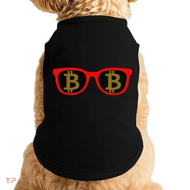 Bitcoin Glasses Doggie Tank