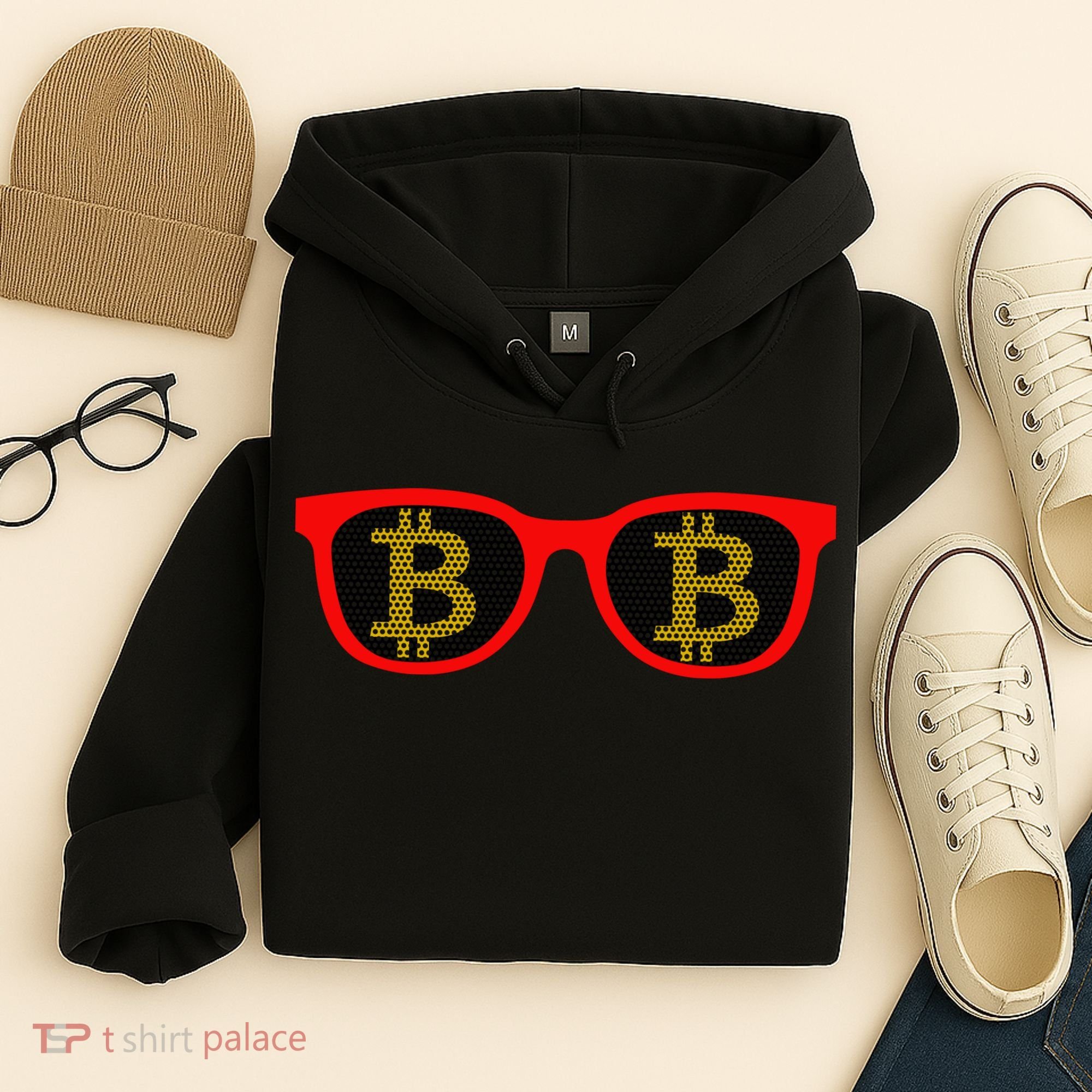 Bitcoin Glasses Hoodie