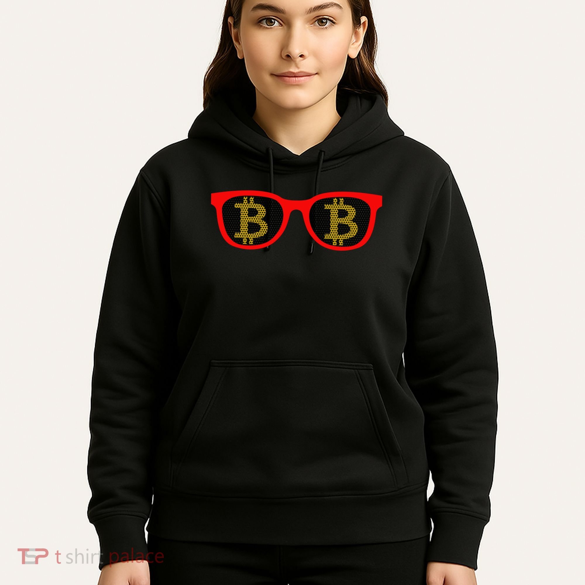 Bitcoin Glasses Hoodie