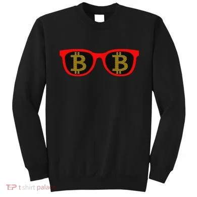 Bitcoin Glasses Sweatshirt