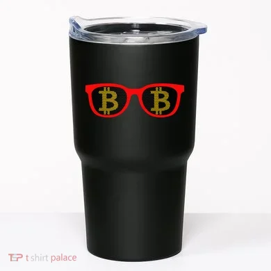 Bitcoin Glasses Tumbler
