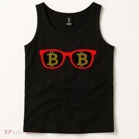 Bitcoin Glasses Tank Top thumb 2