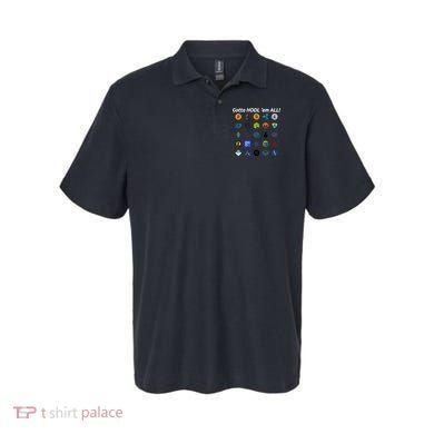 Bitcoin Litecoin Gotta Hodl Em All Cryptocurrency Logos Polo
