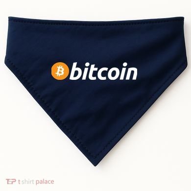 Bitcoin Logo USA-Made Doggie Bandana