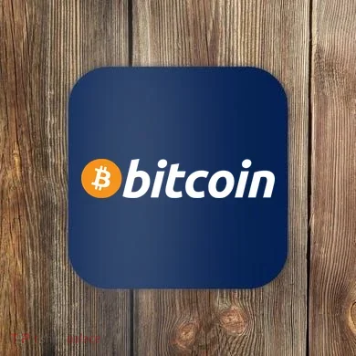 Bitcoin Logo Coaster